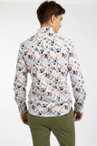 JAMES HARPER JHS477 ACORN COTTON POPLIN SHIRT - Navy