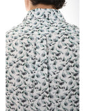 James Harper JHS539 Peached Cotton Poplin L/S Shirt - Mint Leaves