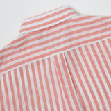 James Harper JHS558 Even Stripe L/S Shirt - Coral