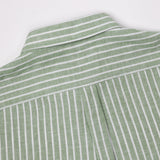 James Harper JHS559 Wide Stripe L/S Shirt - Forest