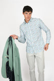 James Harper JHS562 Floral Long Sleeve Shirt