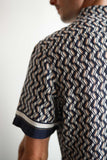 James Harper JHS624 Border Cuban Collar S/S Shirt