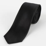 JAMES ADELIN MENS SATIN SILK SLIM NECK TIE - M19548T