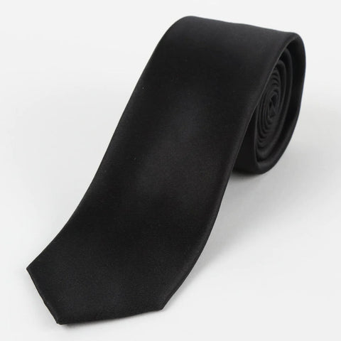 JAMES ADELIN MENS SATIN SILK SLIM NECK TIE - M19548T