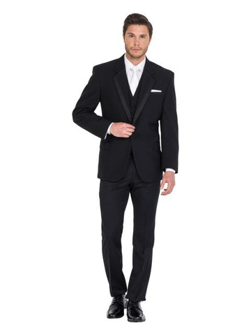 FERRARI FORMALWEAR MANHATTAN BLACK DINNER HIRE SUIT