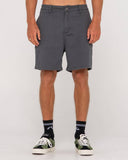 RUSTY Grilled Relaxed Chino Short - Pavement
