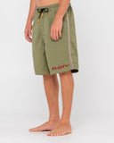 RUSTY Flip Daddy 22" Elastic Waist Boardshort - Savanna