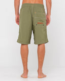 RUSTY Flip Daddy 22" Elastic Waist Boardshort - Savanna