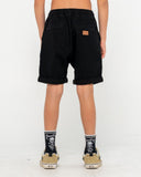 Rusty Boys Hooked On Elastic Short - Black