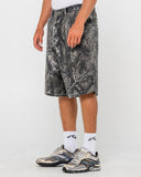 RUSTY Flip Rambo 24" Jort -  Grey Camo