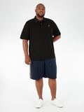 NAUTICA BIG & TALL J CLASS COLLECTION TRENT POLO - Black