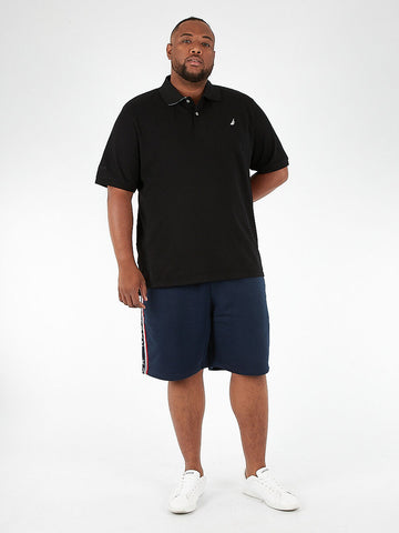 NAUTICA BIG & TALL J CLASS COLLECTION TRENT POLO - Black