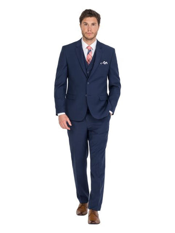FERRARI FORMALWEAR NATHAN BLUE LOUNGE HIRE SUIT