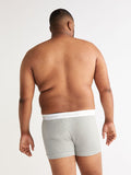 CALVIN KLEIN NB2665 Plus Size 3 Pack Trunks - Black/White/Grey