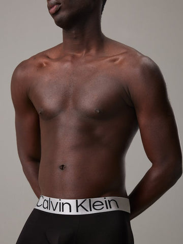 CALVIN KLEIN Steel Micro NB3074 3Pack Low Rise Trunks - Black