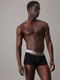 CALVIN KLEIN Steel Micro NB3074 3Pack Low Rise Trunks - Black