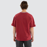 NENA AND PASADENA Spirits Loopback Raptor Tee - Burgundy