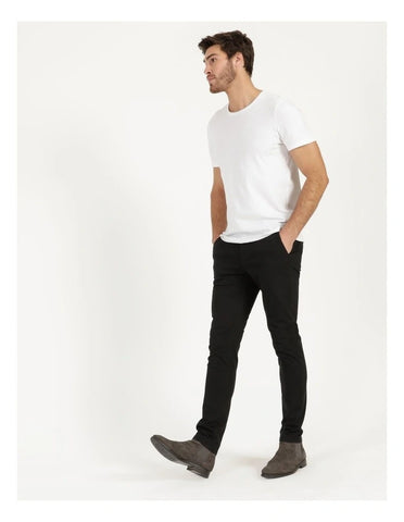 Nobleman Ella Slim Stretch Chino - Black