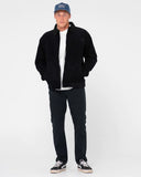 RUSTY Coup Cord Zip Up Jacket - Black