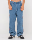 RUSTY Flip Daddy 2.0 Baggy Jean - Middy Blue