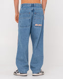 RUSTY Flip Daddy 2.0 Baggy Jean - Middy Blue