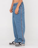 RUSTY Flip Daddy 2.0 Baggy Jean - Middy Blue
