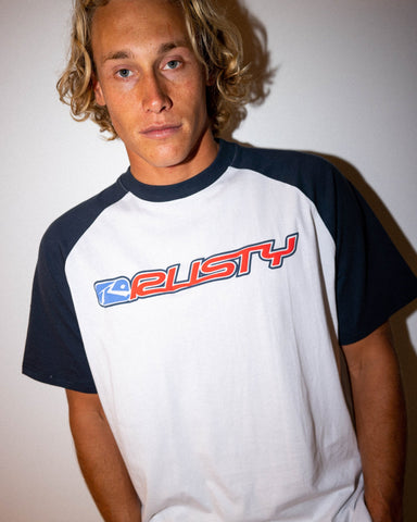 Rusty Swaglan Raglan Relaxed Tee