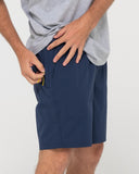 RUSTY Salamander Elastic Walkshort - Navy Blue