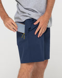 RUSTY Salamander Elastic Walkshort - Navy Blue