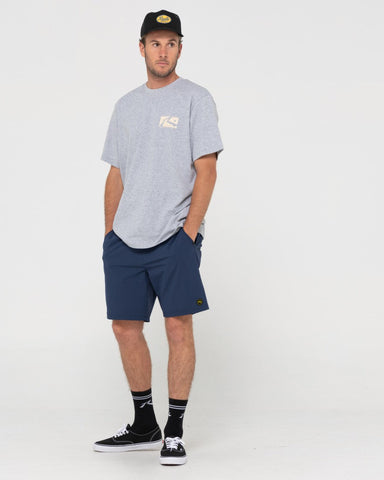 RUSTY Salamander Elastic Walkshort - Navy Blue