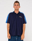 RUSTY Straight Shooter Polo - Navy Blue