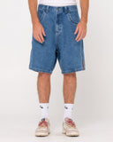 Rusty Flip Daddy 2.0 Baggy Jort - Middy Blue