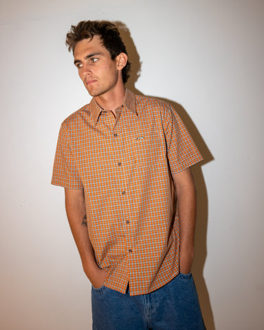 RUSTY Datsun Check S/S Shirt