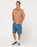 RUSTY Datsun Check S/S Shirt