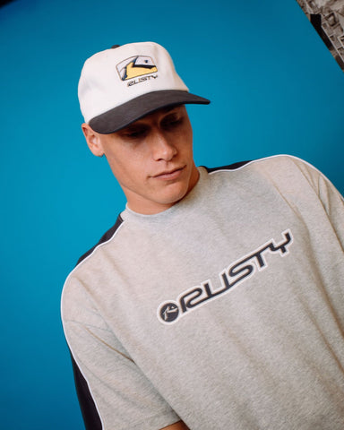 RUSTY Alonso Tee - Grey Marle