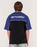 RUSTY Oblivion Oversized Graphic Tee - Black