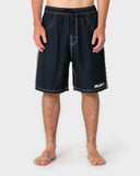 RUSTY Flip Daddy 22" Elastic Waist Boardshort - Black 4