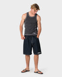 RUSTY Flip Daddy 22" Elastic Waist Boardshort - Black 4
