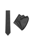 BUCKLE TIE + POCKET SQUARE SET