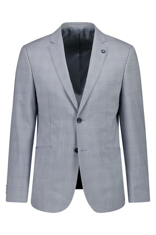 UBERSTONE JAYSON FU530 Plaid Jacket - Sky