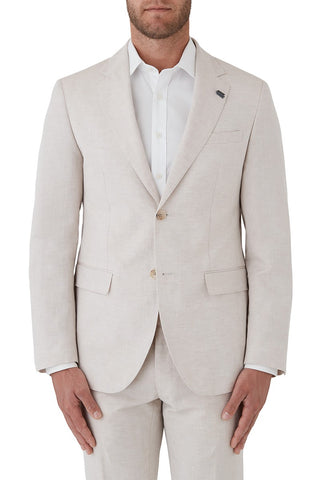 UBERSTONE EDISON LINEN JACKET FUQ540 - Sand