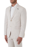 UBERSTONE EDISON LINEN JACKET FUQ540 - Sand