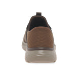 SKECHERS GARNER NEWICK 210803 Slip-Ins Relaxed Fit -&nbsp;DARK BROWN / SYNTHETIC