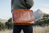 INDEPAL The Soldier 15" Leather Messenger Bag