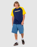 Rusty Swaglan Raglan Relaxed Tee