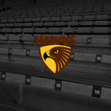 NENA AND PASADENA Collingwood Magpies AFL Mega Loopback Tee - Jet Black