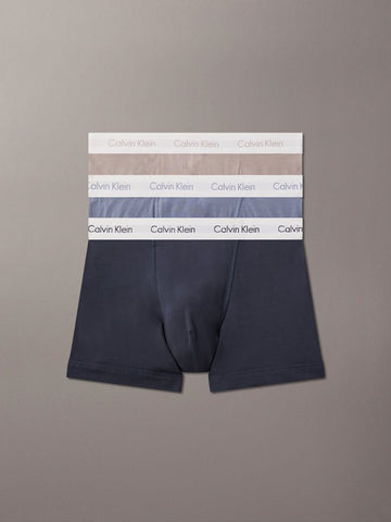 CALVIN KLEIN U2662 3 Pack Trunks - Ink/Ash/Troposhere/White