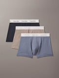 CALVIN KLEIN U2662 3 Pack Trunks - Ink/Ash/Troposhere/White