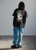 WNDRR RIBBON BOX FIT TEE - BLACK