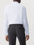 VAN HEUSEN VFLM81U_R Dobby Textured L/S Business Shirt - White